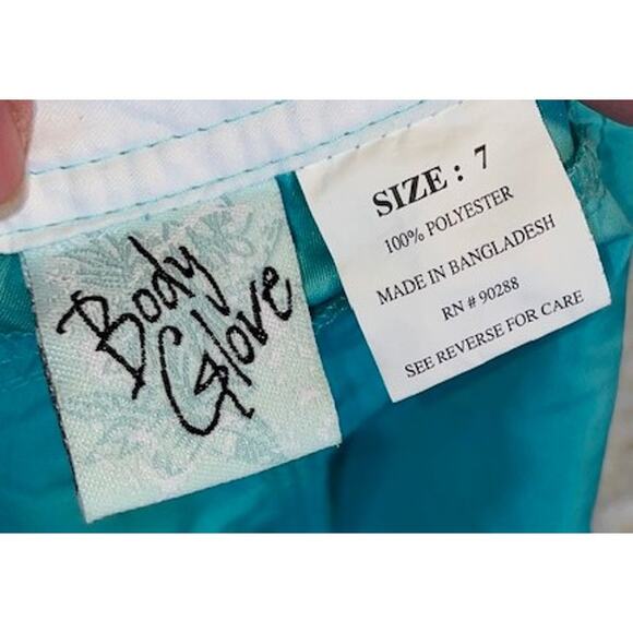 Body Glove Swim Shorts Women Sz7 JR EUC - Picture 2 of 2